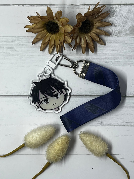 Gray lanyard